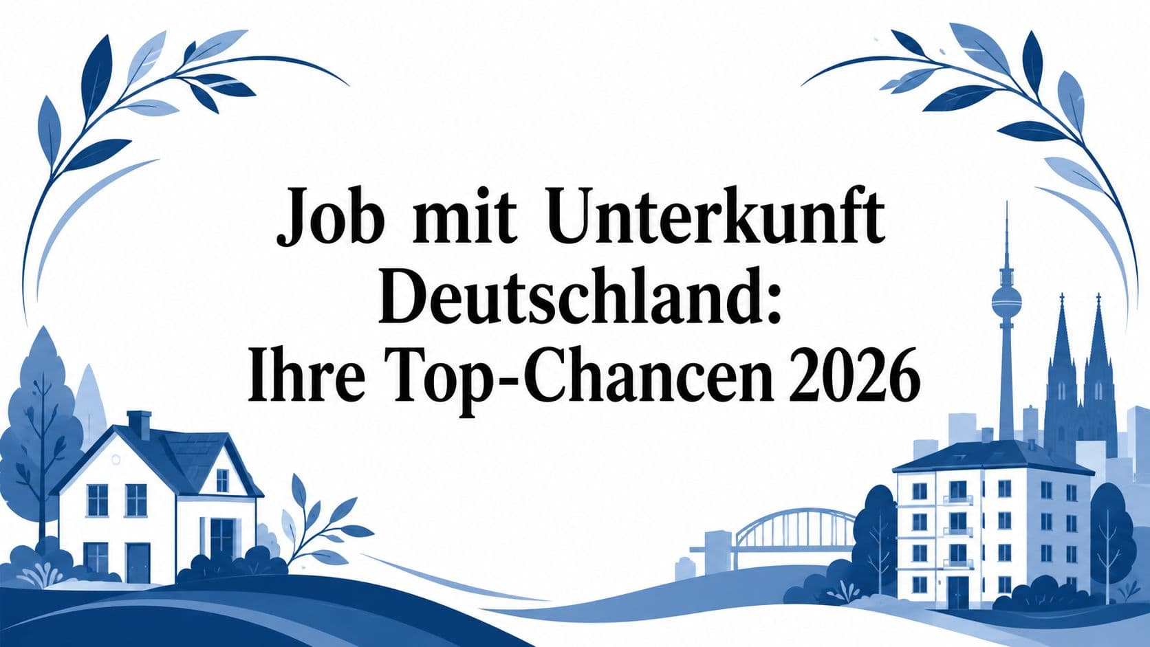 Job mit Unterkunft Deutschland: Ihre Top-Chancen 2026